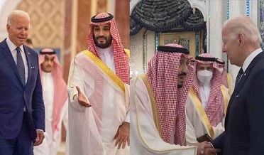 بائيڊن جو سعودي عرب جو دورو، اعليٰ قيادت سان ملاقاتون
