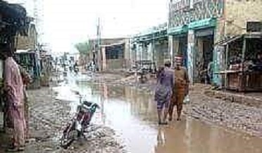 گندگي جو آزار برساتي پاڻي نيڪال نه ٿيڻ شهرين کي اچ وڃ ۾ پريشاني