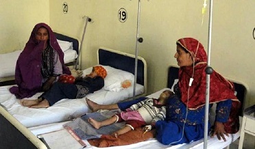 سنڌو ۾ برساتن سبب دستن سميت ٻين بيمارين جا واقعن ۾ واڌ