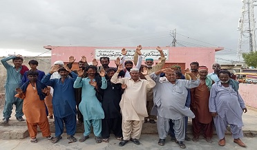 پاڻي کوٽ خلاف آبادگارن جو احتجاج