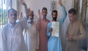 ڳوٺ جلال رند واسين جو الهوڌايو رند خلاف سراپا احتجاج بڻيل
