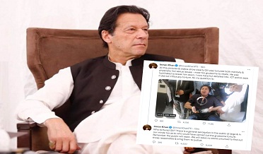 عمران جي رستاروڪ، گِل سان ملاقات نه ٿي، احتجاج جو اعلان