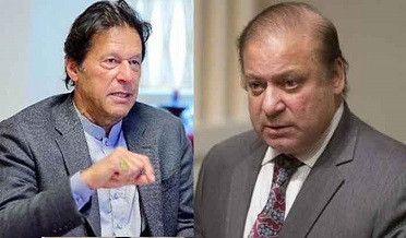 نواز شريف بزدل آهي، پاڪستان واپس نه ايندو: عمران خان
