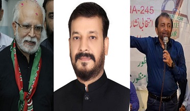اين اي 245 تي ننڍي چونڊ: ڳڻپ جاري،پي ٽي آئي ڪامياب