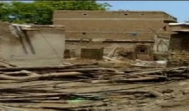قاسم ٻٽڙا ۾ تيز برسات سبب  تباهي،متاثرن پريشان،مدد جي اپيل