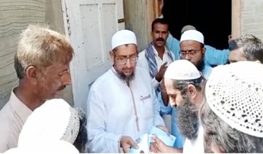برسات ۽ ٻوڏ متاثرن جي مالي سھائتا لاءِ مستحقن ۾ نقد رقم تقسيم