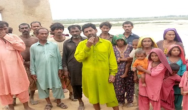 راشن نه ملڻ خلاف ڳوٺ سيوو واسين جو احتجاج