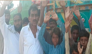 ڪشمور مان امن جو پکي اڏامي ويو، ڳوٺاڻن جو احتجاج