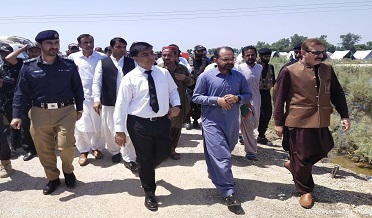 سيشن جج شڪارپور جو ٽينٽ سٽي جو دورو،بنيادي سهولتون ڏيڻ جو حڪم