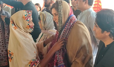 شهلا رضا جي دادو آمد،صوبائي وزير جي ٻوڏ متاثرن سان ملاقات