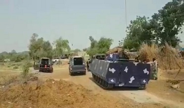 پوليس جو آپريشن، چڙھائي ۽ سرچ آپريشن،جوابدار فرار