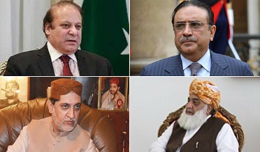 نواز جو آصف زرداري، فضل الرحمان ۽ اختر مينگل سان رابطو، اهم مقرري بابت ڳالهيون