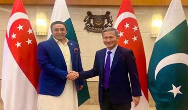 بلاول ڀٽو ۽ سينگاپور جي پرڏيهي وزير وچ ۾ ملاقات، ٻطرفا لاڳاپا وڌائڻ تي اتفاق