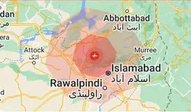 اسلام آباد ۽ ڀرپاسي ۾ 6.3 شدت جو زلزلي جا جهٽڪا