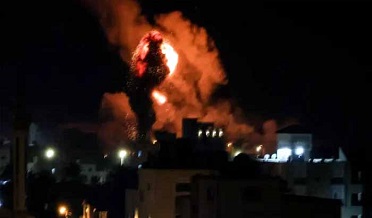 اسرائيلي فوج جي غزه تي بمباري