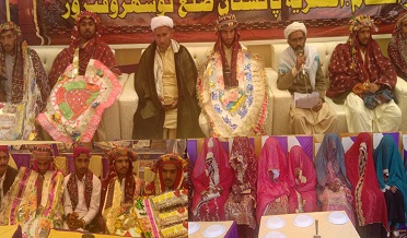 نوشهروفيروز ۾ 50 اجتماعي  جوڙن جي شادي ڪئي وئي
