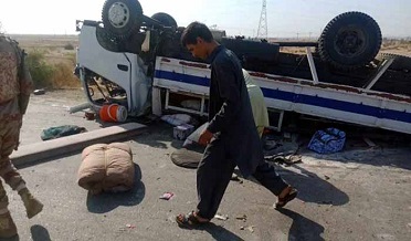 بلوچستان ڪانسٽيبلري جي ٽرڪ ڀرسان ڌماڪو، 9 اهلڪار شهيد