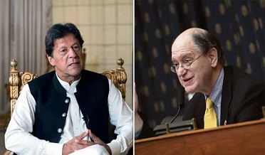 خان جو آمريڪي ڪانگريس جي سينيئر ميمبر سان ٽيليفونڪ رابطو