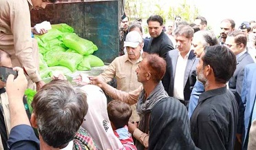 وزيراعظم جو سرگوڌا ۾ اٽي جي پوائنٽ جو دورو