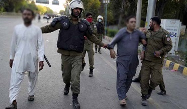 قلم 144 جي ڀڃڪڙي، گرفتار پي ٽي آءِ ڪارڪنن جي فهرست جاري