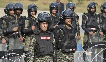 پي ٽي آءِ جي ريلي، قلم 144 لاڳو رينجرز طلب