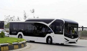 پيپلز اليڪٽرڪ بس سروس جي نئين روٽن جو افتتاح