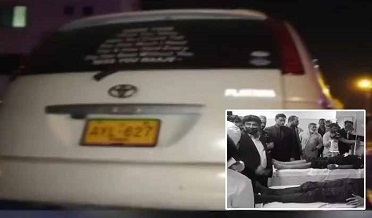 گورنر سنڌ جي سيڪيورٽي واري گاڏي کي حادثو، 2 اهلڪار زخمي