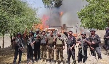 ڪچي ۾ آپريشن جاري، ڌاڙيلن جا اهم ٺڪاڻا تباهه