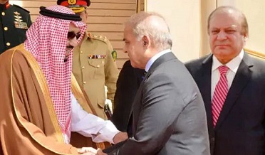 سعودي فرمانروا جي نواز۽ شهباز کي عمري جي دعوت