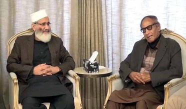 سراج الحق جو شجاعت سان رابطو، هڪ ئي ڏينهن چونڊن تي اتفاق