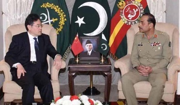 آرمي چيف پاران سي پيڪ منصوبي لاءِ چين جي حمايت جو اظهار