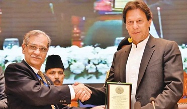 عمران خان ۽ ثاقب نثار خلاف اليڪشن ڪميشن ۾ ريفرنس داخل