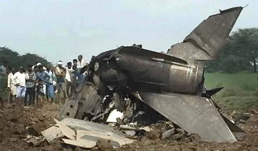 ڀارتي مگ  21 جنگي جهاز راجسٿان ۾ ڪري تباهه