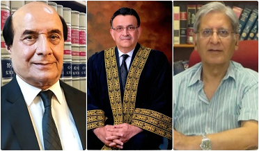 چيف جسٽس سينيئر وڪيل اعتزاز احسن ۽ لطيف کوسا جي ملاقات