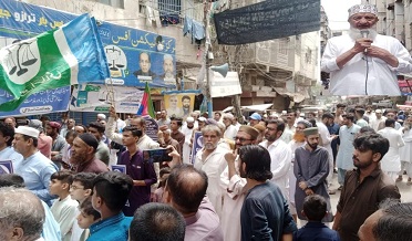 جماعت اسلامي جو پوري ملڪ ۾ سويڊن واقعي خلاف احتجاج