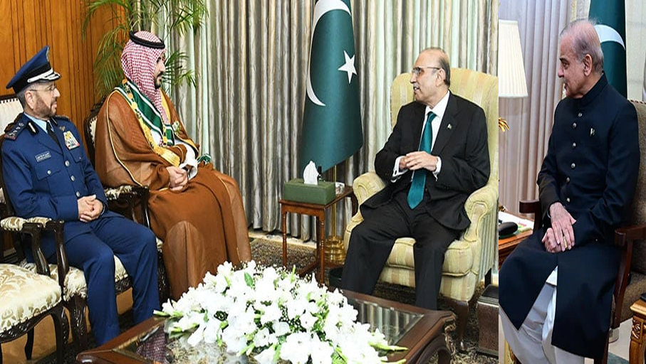 سعودي وزير جي صدر ۽ وزيراعظم سان ملاقات