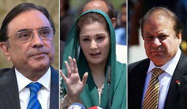 زرداري، مريم ۽ نواز شريف خلاف ڪي پي ۾ ايف آءِ آر داخل