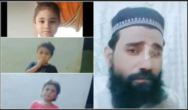 غربت سٽيل پيءُ ٻن ڌيئرن ۽ پٽ کي ساڙڻ بعد پاڻ کي به باهه ڏئي ڇڏي