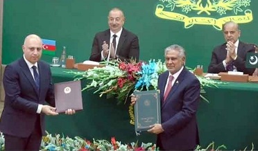 پاڪستان ۽ آذربائيجان 2 ارب ڊالر جي گڏيل واپار تي اتفاق