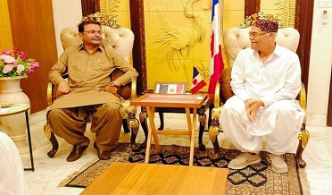 زين شاهه جي مگسي سان ملاقات، سياسي صورتحال تي ڳالهيون