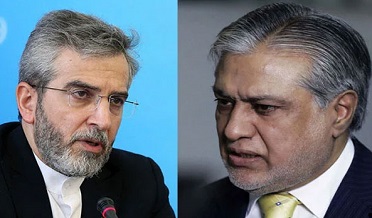 پاڪستان ۽ ايراني پرڏيهي وزيرن ۾ رابطو، خطي جي صورتحال تي ڳالهيون