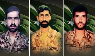 بنون ۾آپريشن، 3 جوان شهيد، صدر،وزيراعظم ۽ ٻين پاران ڀيٽا پيش