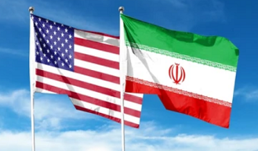 Photo of Flags of USA & Iran