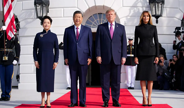 President Xi arrives White House