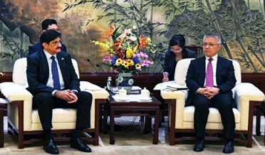 CM Sindh meets Shanghai Mayor