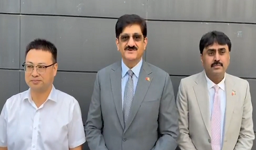 CM Sindh Sukkur barrage doors visit in China