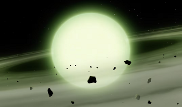 Physicists found the first green star