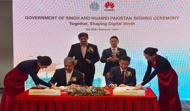 Sindh govt & Huawei agreement